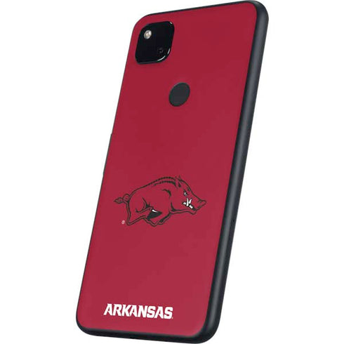 University of Arkansas-Fayetteville Razorbacks Red Logo Google Pixel 4a Skin